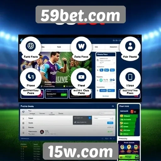 Novas funcionalidades do site de apostas 59bet